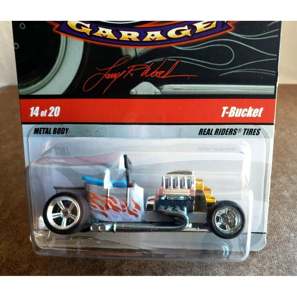 2009 Hot Wheel T-BUCKET Metalflake Silver LARRY'S GARAGE SERIES 14/20 1:64 RR5SP